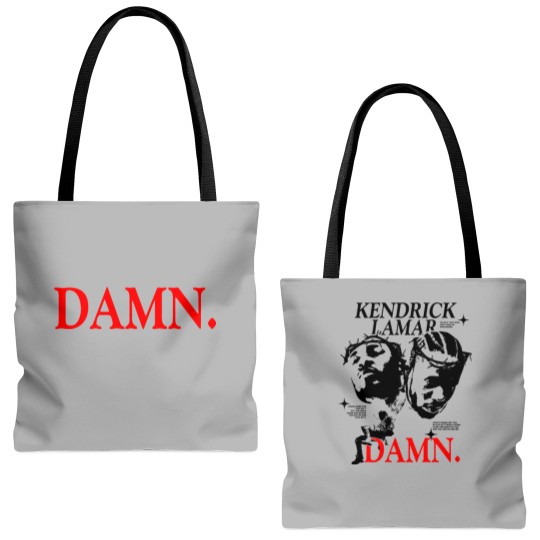 Discover Kendrick Lamar Damn inspired Tote Bags (AOP), Kendrick Lamar Vintage 90s Tote Bags (AOP)