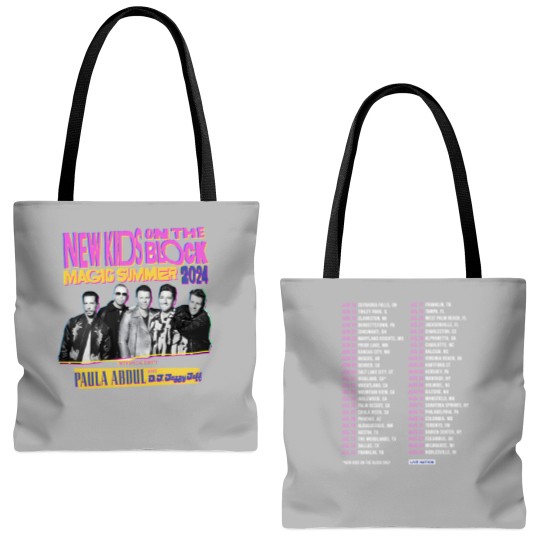 Discover NKOT Block All Over Print Tote Bag for Magic Summer Tour 2024