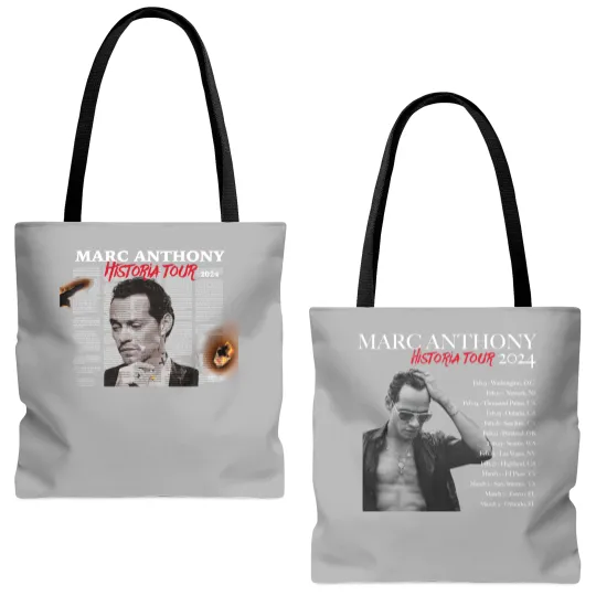 Discover Historia 2024 Tour (Marc Anthony) Tote Bags (AOP)