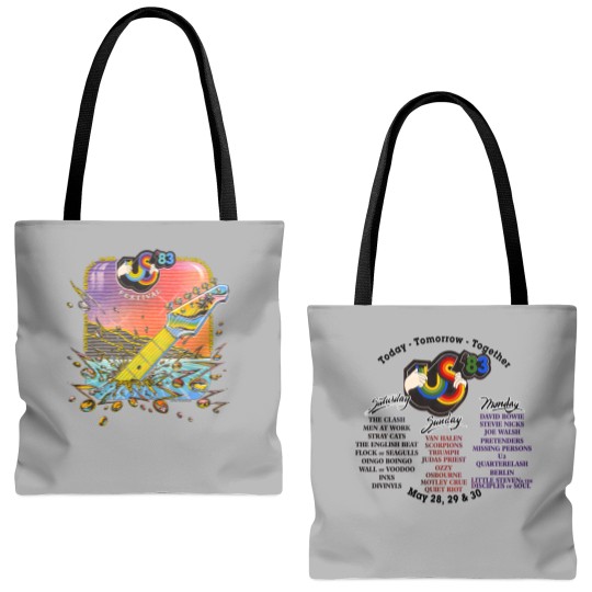 Discover 83 us festival music Tote Bags (AOP) oingo boingo Tote Bags (AOP)
