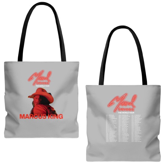 Discover Marcus King Mood Swings The World Tour 2024 Tote Bags (AOP)