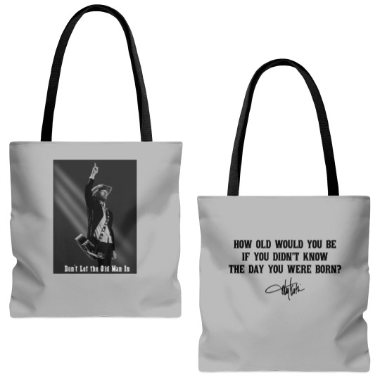 Discover Don't Let The Old Man In Toby Keith Tote Bags (AOP)