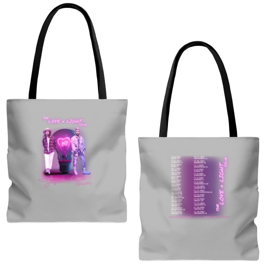 Discover Colton Dixon & Jordan Feliz - The Love + Light Tour 2023 Tote Bags (AOP)