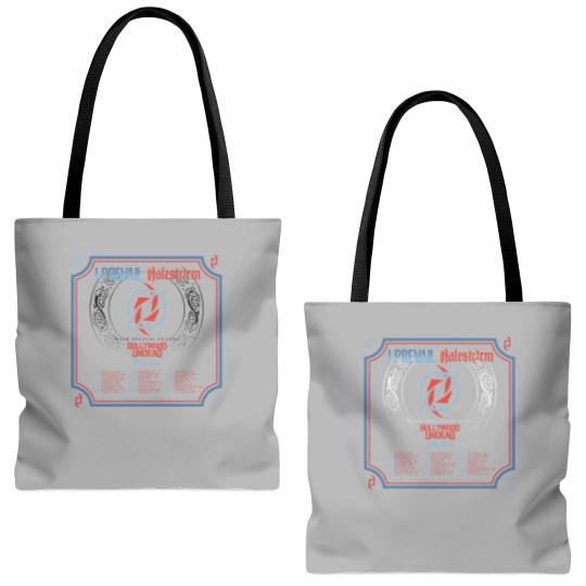 Discover Halestorm and I Prevail 2024 Tour Double Sided Tote Bags (AOP)