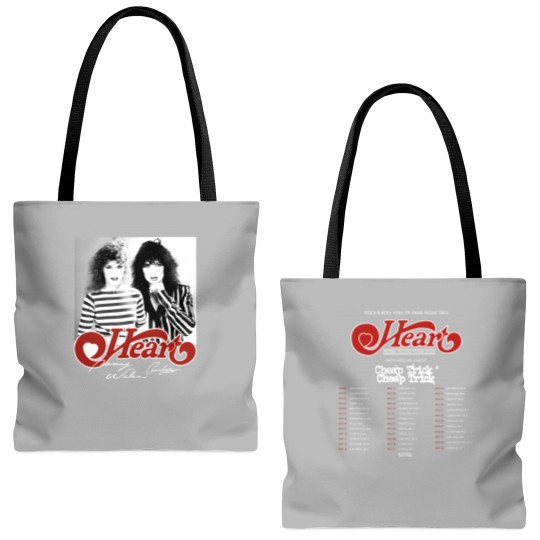 Discover Heart Band Royal Flush Tour 2024 Tour, Heart Rock Band Concert Tote Bags (AOP)