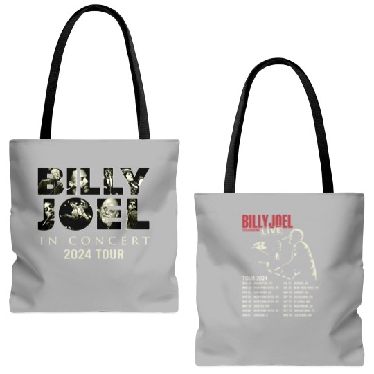 Discover Billy Joel Music Tour 2024 Tote Bags