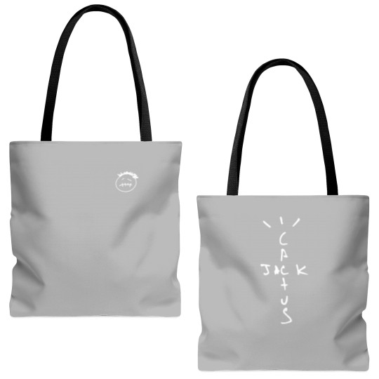 Discover Music Rapper Cactus Jack Graphic Cotton Tote Bags (AOP)