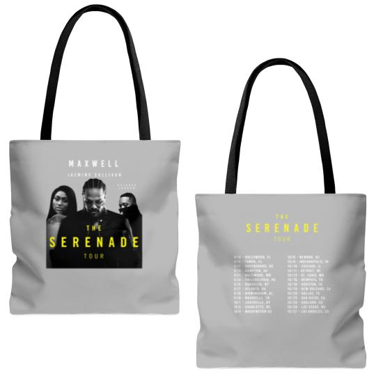 Discover Maxwell The Serenade Tour 2024 Tote Bags (AOP), Maxwell Fan Tote Bags (AOP)
