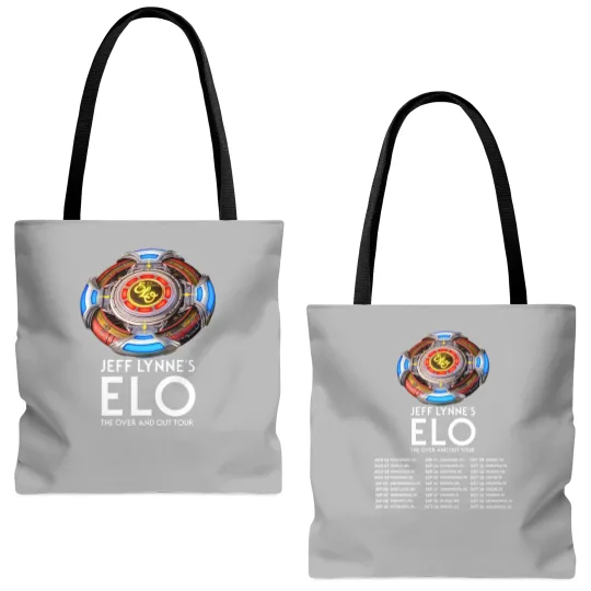Discover Jeff Lynne's ELO - The Over and Out Tour 2024 Double Sided Tote Bags (AOP)