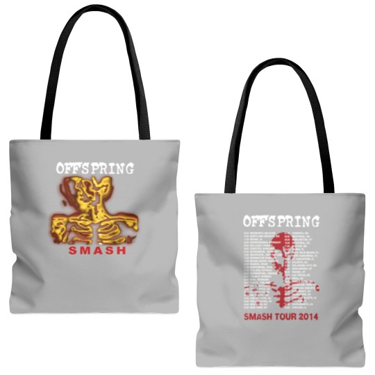 Discover The Offspring Smash Tour 2014 Short-Sleeve Tote Bags (AOP)
