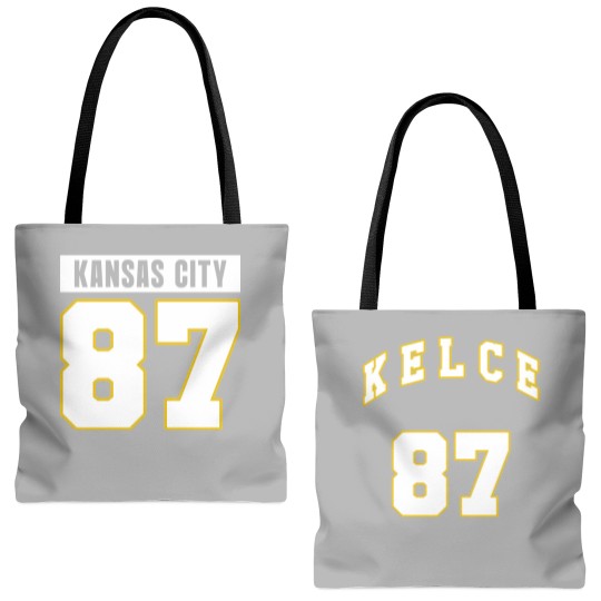 Discover Travis Kelce Football Tote Bag - 87