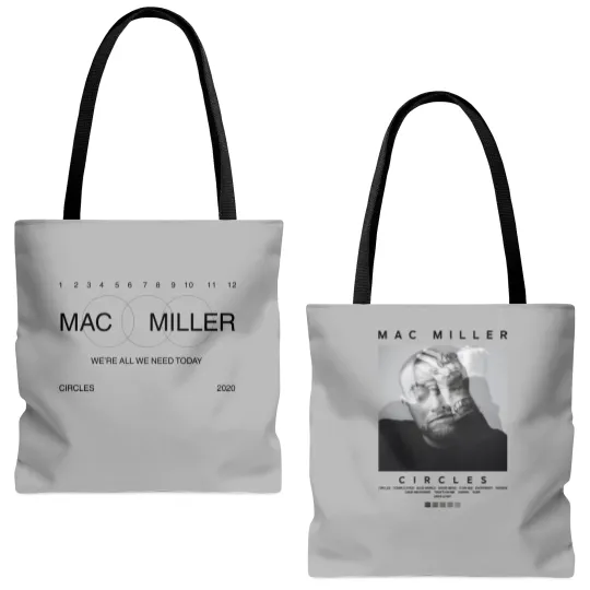Discover Vintage macmiller Album Tote Bags (AOP), Vintage Rap Tote Bags (AOP), Mac Self Care Tote Bags (AOP)