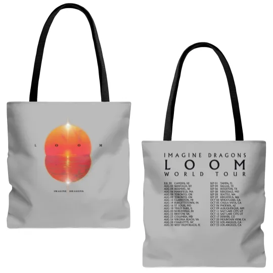 Discover Imagine Dragons - Loom Tour 2024 Double Sided Tote Bags (AOP), Loom New Album