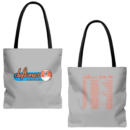 Discover Deftone U.S 1998 Tour Cotton Black Unisex Tote Bags (AOP) S-5XL Men Women