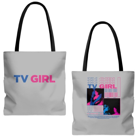 Discover TV Girl Tote Bags (AOP), TV Girl Who Really Cares Tote Bags (AOP)