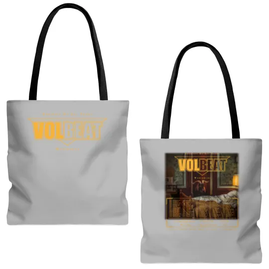 Discover Volbeat Greatest Of All Tours Worldwide 2025 Fan Gifts Two Sides Unisex Tote Bags (AOP)