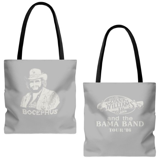 Discover Hank Williams Jr. Bocephus Tour Tote Bags (AOP) Vintage Style Gift For Men Women