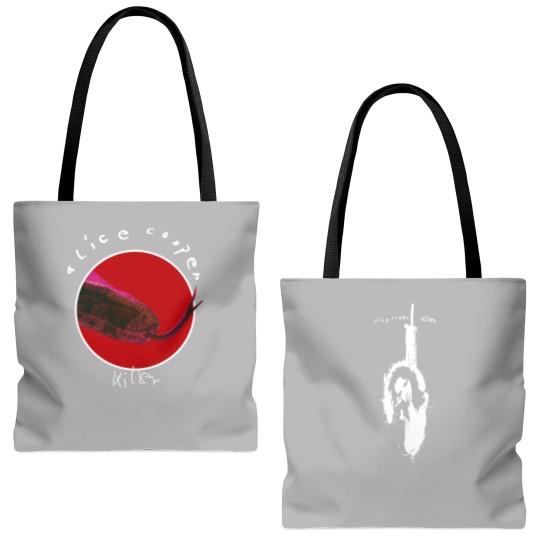 Discover DTG printed Tote Bags (AOP)- ALICE COOPER- Killer