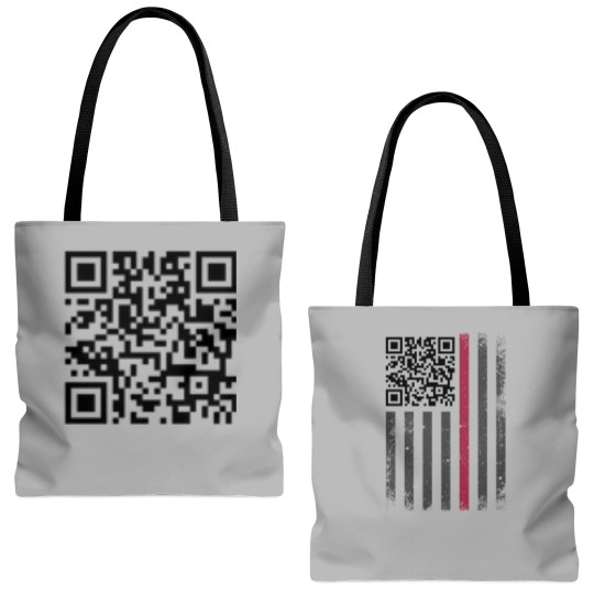 Discover Trump Dance QR Code Tote Bags (AOP) | Scan and Enjoy