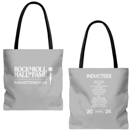 Discover Rock And Roll Hall Of Fame Introduction 2024 Line Up Unisex Tote Bags (AOP)