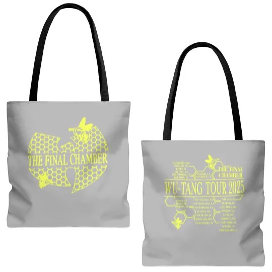 Discover Wu-Tang Clan 2025 Final Chamber Honeycomb Tour Tote Bags (AOP) Reprint Gift Size S-3X