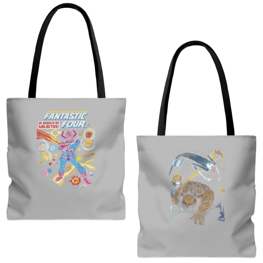 Discover Oversized Fantastic Four Tote Bags (AOP) Vintage Fantastic Four First Steps Tote Bags (AOP)
