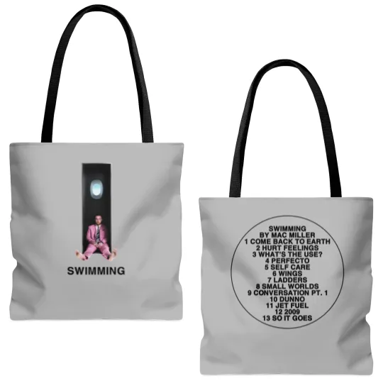 Discover macmiller Swimming Album Tote Bags (AOP)