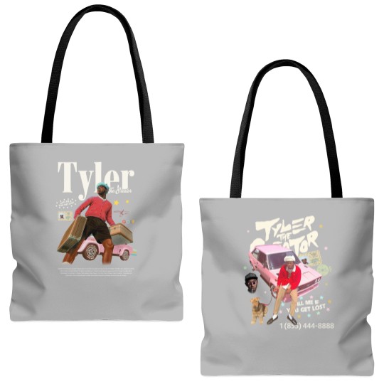 Discover Vintage Tyler the Creator Tote Bags (AOP), The Creator Rapper Hip Hop Tote Bags (AOP) Tote Bags (AOP)