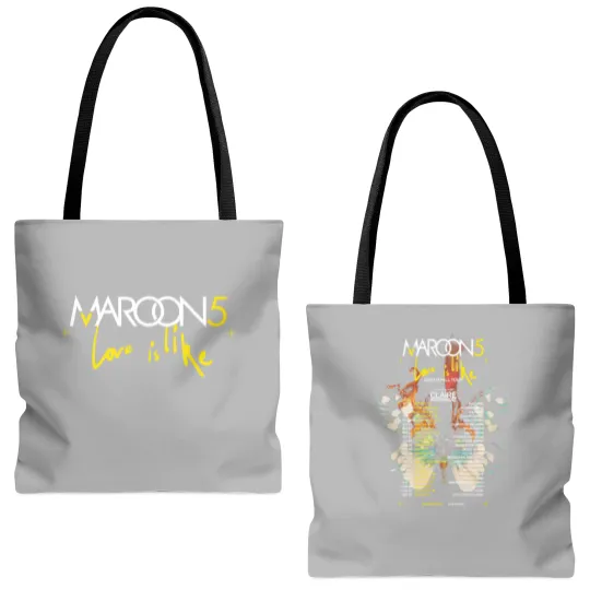 Discover HOT!!! Maroon 5 Love Is Like 2025 US Fall Tour Cities Dates Two Sided Tote Bags (AOP)