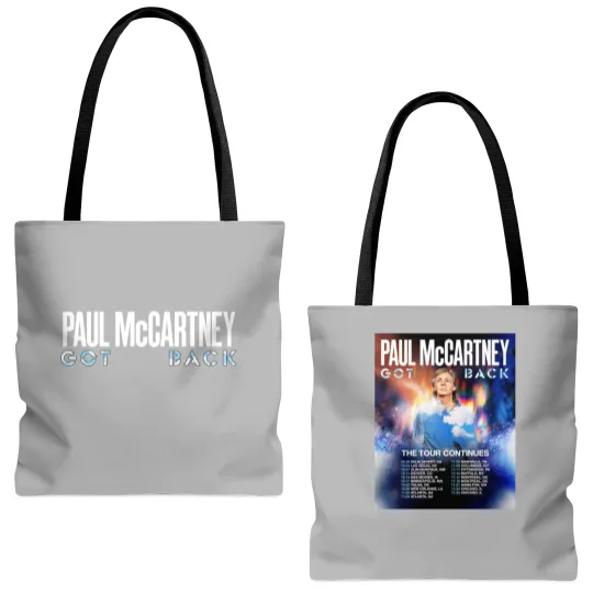 Discover P mccartney Got Back Tour 2025 North America Tote Bags (AOP) Two Sided