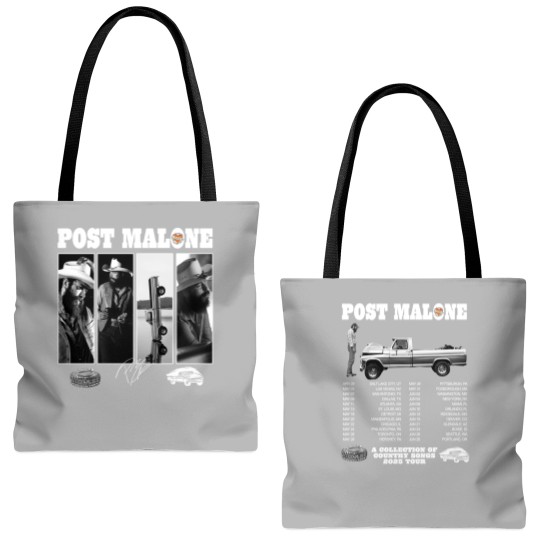 Discover Posty 2025 Tour, Post Malone  Tote Bags (AOP), Post Malone Tour  Tote Bags (AOP)