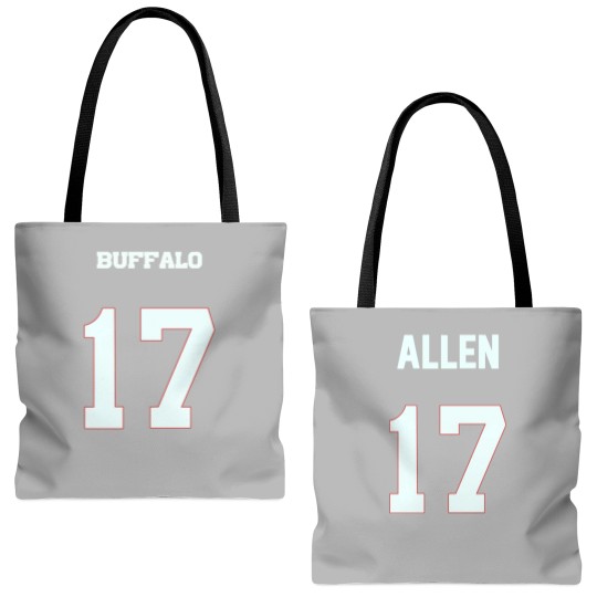 Discover Josh Allen QB #17 - Josh Allen - Tote Bags (AOP)