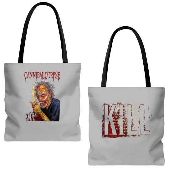 Discover Cannibal Corpse- KILL Tote Bags (AOP)