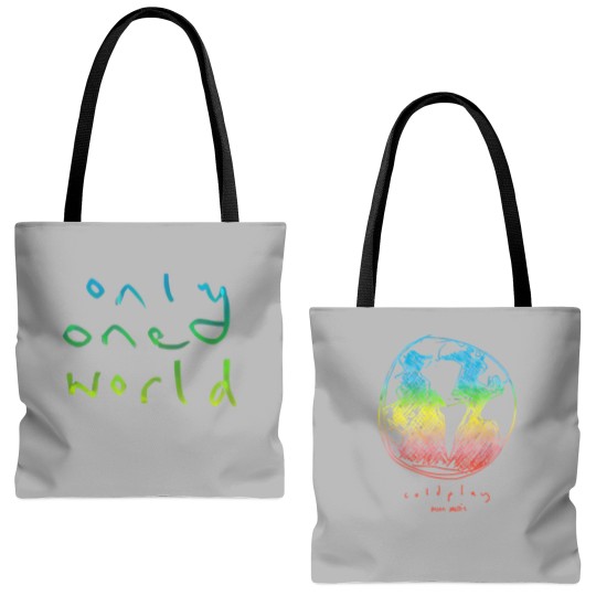 Discover Coldplay One World Music Of The Spheres World Tour 2025 Tote Bags (AOP)