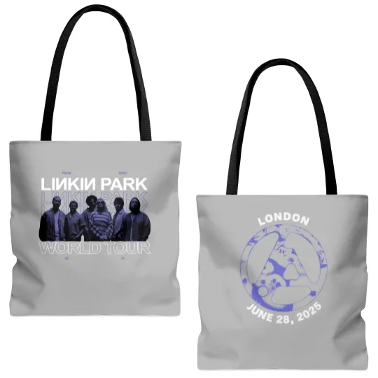 Discover Linkin Park From Zero Tour 2025 Tote Bags (AOP) Wembley London UK June 28 Tote Bags (AOP)