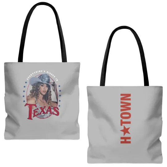 Discover Beyonce H-Town Texa Tour Tote Bags (AOP) Featuring Cowboy Houston 2025