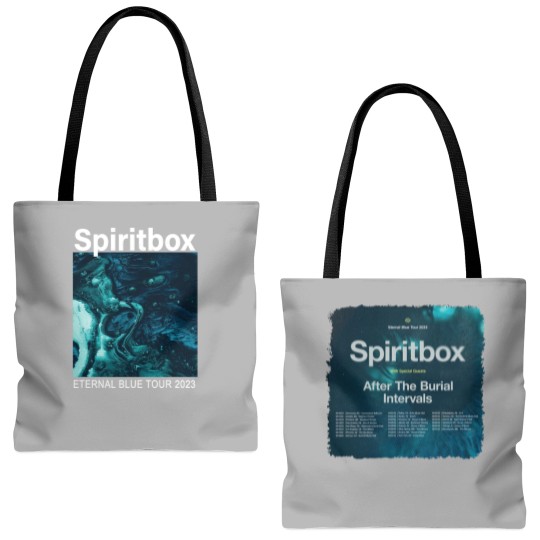 Discover Spiritbox Eternal Blue Tour 2023 Tote Bags (AOP), Spiritbox Tote Bags (AOP), Eternal Blue Album
