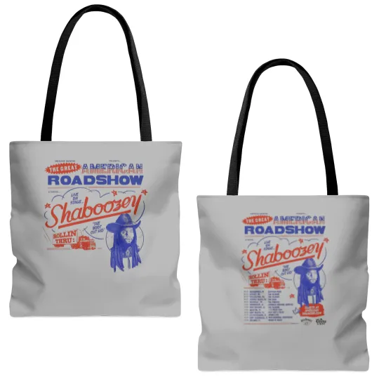 Discover Shaboozey Tour Tote Bags (AOP), The Great American Road Show Tote Bags (AOP)