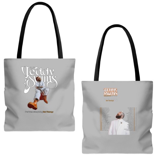 Discover Teddy Swims Tour 2025 All Size Unisex Tote Bags (AOP) Gift For Him, For Her