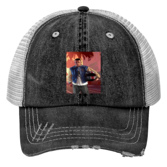 Discover Game - Grand Theft Auto (7)                grand theft auto Trucker Hats