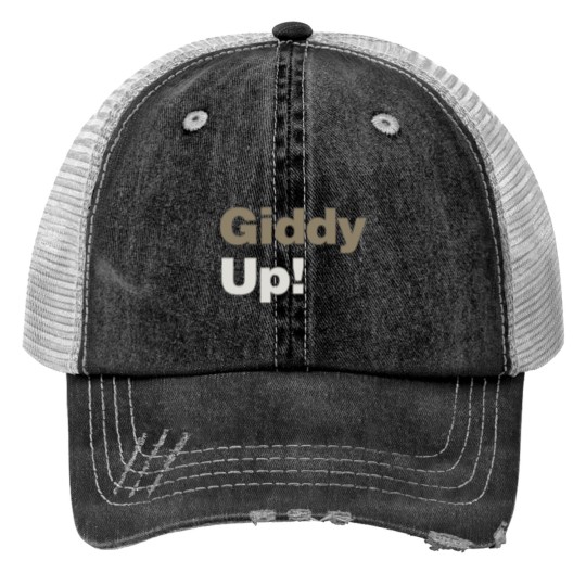 Discover Giddy Up Golden Boy Sun Trucker Hats