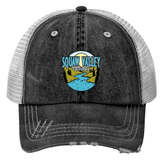 Discover Vintage Squaw Valley-California-River Valley Trucker Hats
