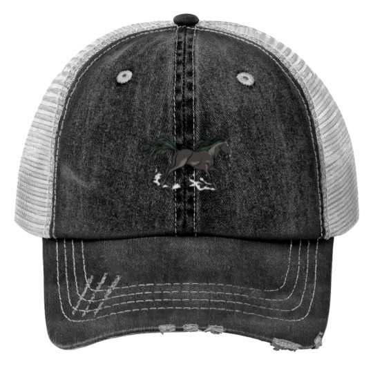 Discover Horse horses friesian horse Trucker Hats