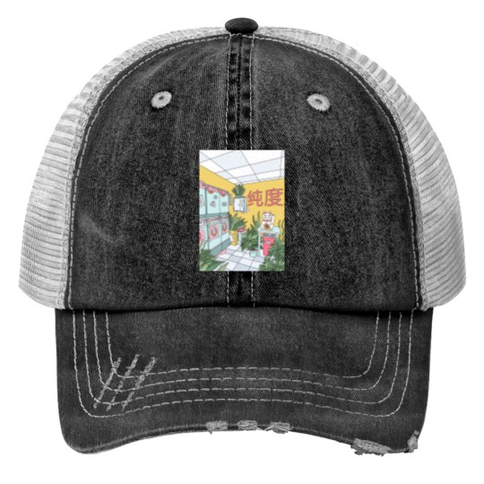 Discover MANEKI WASH GREEN Trucker Hats