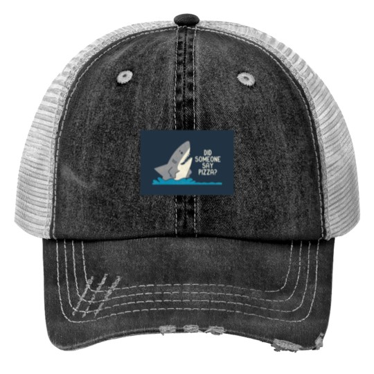 Discover Hungry Shark Trucker Hats