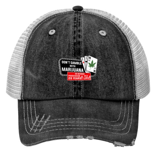 Discover Dont Gamble Trucker Hats