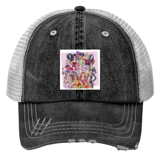 Discover RuPauls Drag Race All Winners Trucker Hats