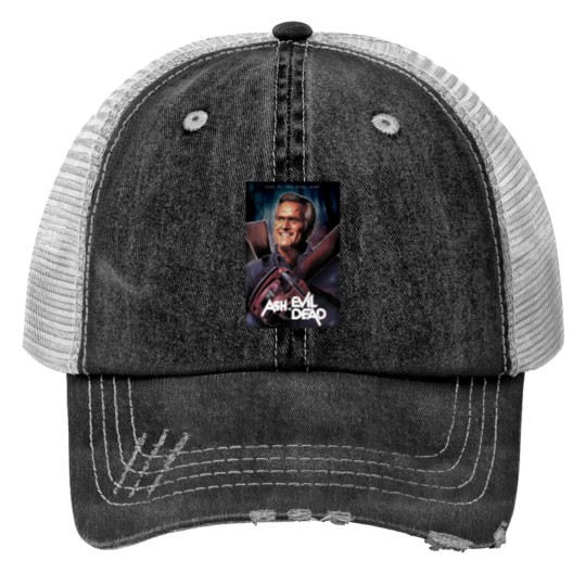 Discover Ash vs Evil Dead Fanart Trucker Hats