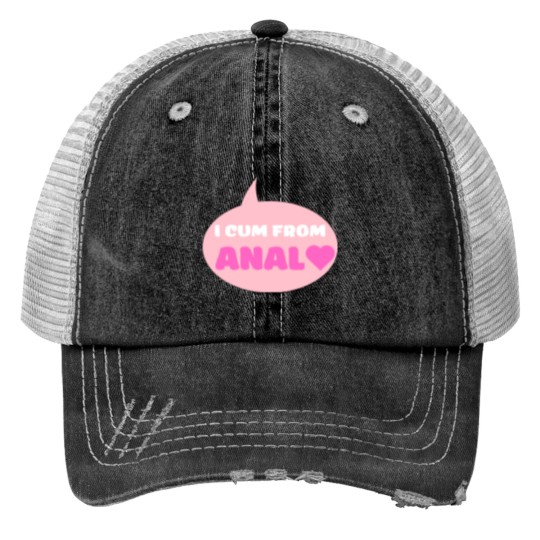 Discover I Cum from Anal Sissy Balloon Pink Affirmations  .png Trucker Hats