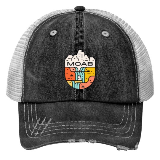 Discover Moab Utah, Vintage, Arch, Trucker Hats